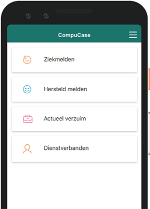 CompuCase verzuimsoftware app